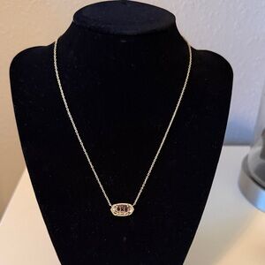 Kendra Scott Gold Taupe/Pink Stone